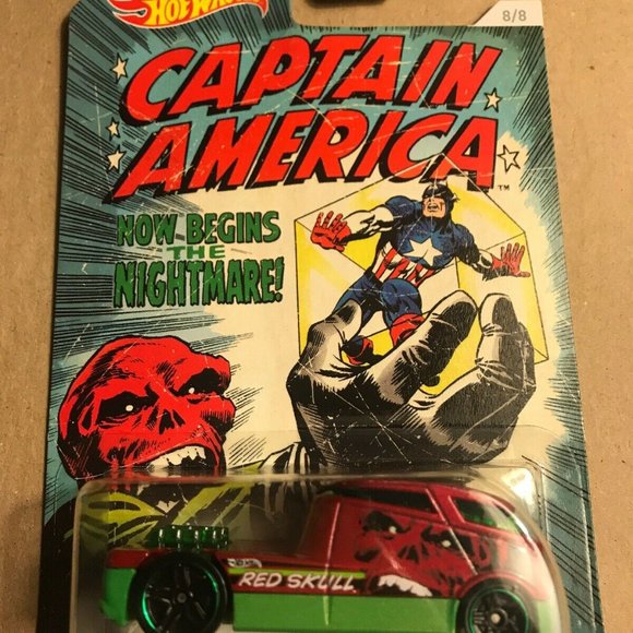 Hot Wheels MARVEL CAPTAIN AMERICA - Complete Set Of 8 - OUT OF PRODUCTION - 2015 - Picture 14 of 16